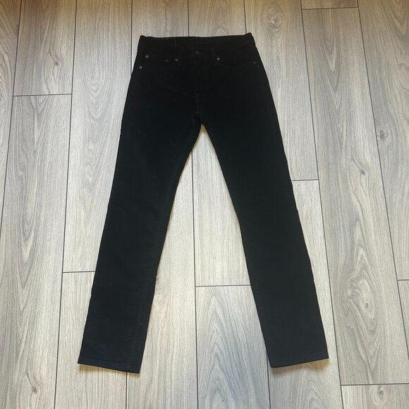 Levi's 511 Black Corduroy Pants - Picture 1 of 2